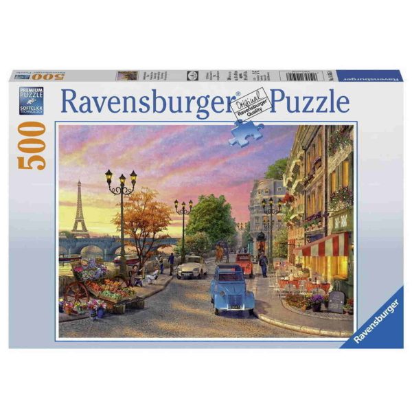 پازل 500 قطعه Ravensburger طرح عصر پاریس کد 14505