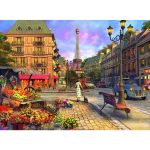 پازل 500 قطعه Ravensburger طرح پیاده‌روی در پاریس کد 14683