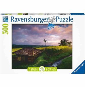 پازل 500 قطعه Ravensburger طرح مزارع برنج بالی کد 16991