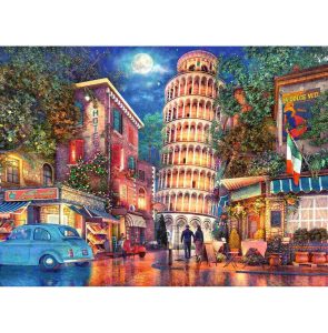 پازل 500 قطعه Ravensburger طرح عصر در پیزا کد 17380