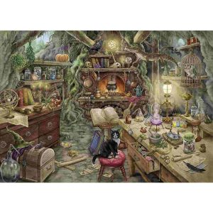 پازل معمایی 759 قطعه Ravensburger طرح آشپزخانه جادوگران کد 19958