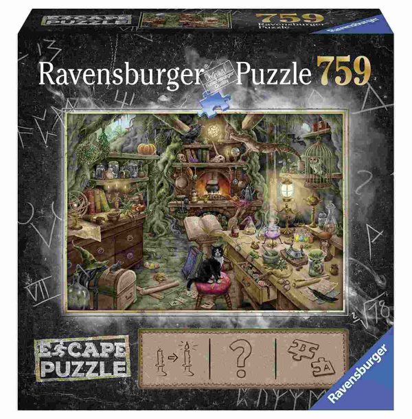 پازل معمایی 759 قطعه Ravensburger طرح آشپزخانه جادوگران کد 19958