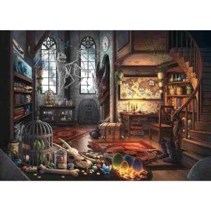 پازل معمایی 759 قطعه Ravensburger طرح آزمایشگاه اژدها کد 19960