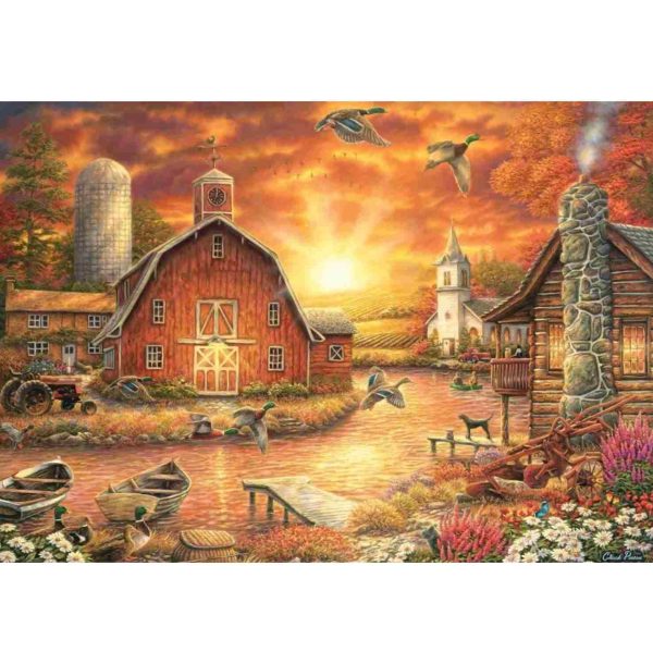 پازل 3000 قطعه Art Puzzle طرح یک روز جدید کد 5526