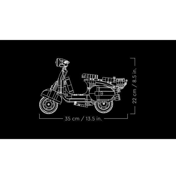 لگو کریتور اکسپرت مدل موتورسیکلت وسپا 125 کد 10298