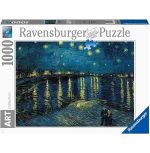 پازل 1000 قطعه Ravensburger طرح شب پرستاره بر فراز رون کد 15614