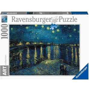 پازل 1000 قطعه Ravensburger طرح شب پرستاره بر فراز رون کد 15614