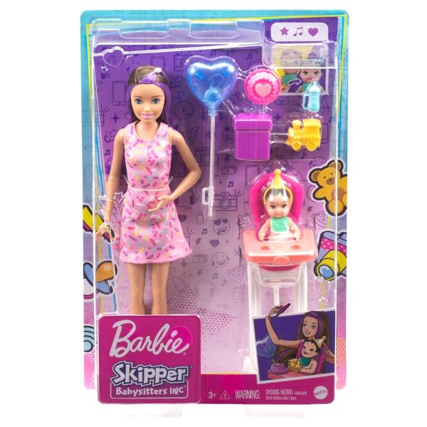 عروسک باربی مدل پرستار بچه کد GRP40 Barbie