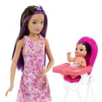 عروسک باربی مدل پرستار بچه کد GRP40 Barbie