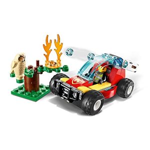 لگو سیتی مدل forest Fire Response Buggy with Firefighter کد 60247