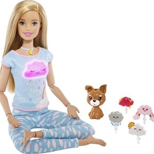 عروسک باربی مدل مدیتیشن همراه سگ کد GNK01 Barbie