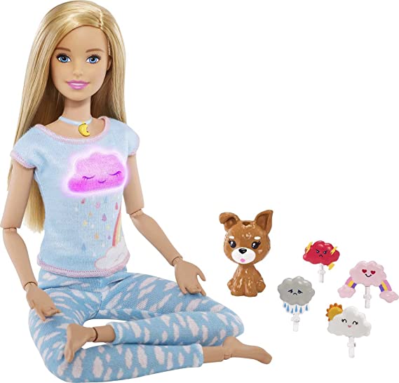 عروسک باربی مدل مدیتیشن همراه سگ کد GNK01 Barbie