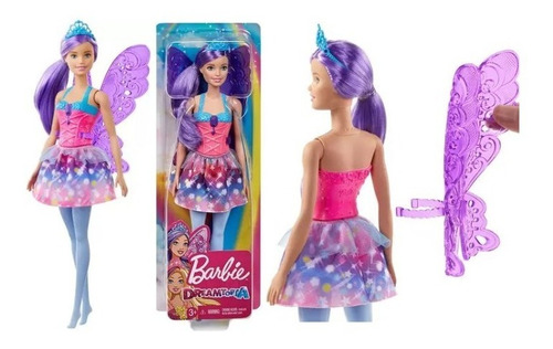 عروسک باربی مدل پری رویایی بنفش کد GJJ98 Barbie