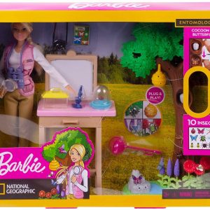عروسک باربی مدل عروسک و مجموعه بازی حشره شناسی باربی کد GDM49 Barbie