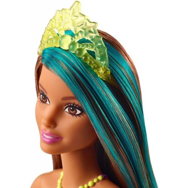 عروسک باربی مدل پرنسس رویایی با موهای سبز کد GJK14 Barbie