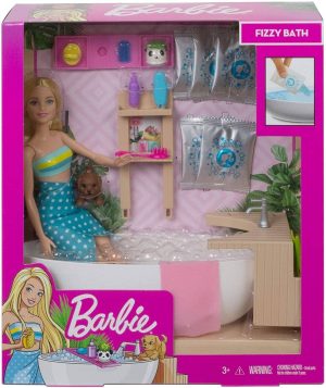 عروسک باربی مدل ست باربی و حمام کد GJN32 Barbie