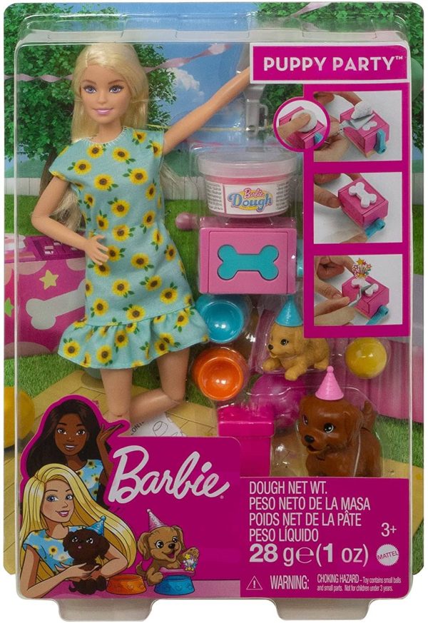 عروسک باربی مدل ست باربی و توله سگ کد GXV75 Barbie