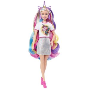 عروسک باربی مدل باربی با موی فانتزی کد GHN04 Barbie