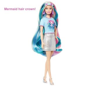 عروسک باربی مدل باربی با موی فانتزی کد GHN04 Barbie