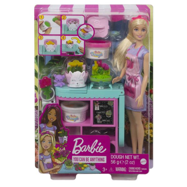 عروسک باربی مدل گل فروش کد GTN58 Barbie