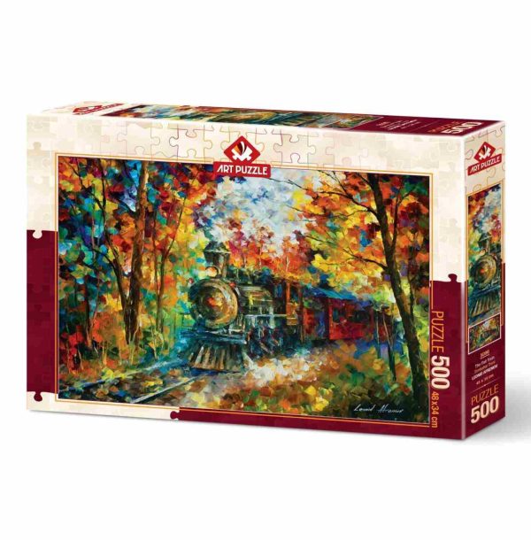 پازل 500 قطعه Art Puzzle طرح قطار پائیز کد 5096