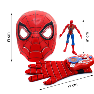 ماسک و دستکش اسپایدرمن HEROES ALLIANCE کد JD244G