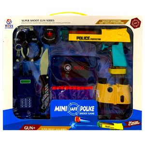 ست پلیس MINI SAFE POLICE SHOOT GAME کد 648-44G