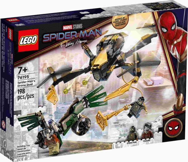 لگو سوپرهیرو مارول مدل Spider-Man's Drone Duel کد 76195