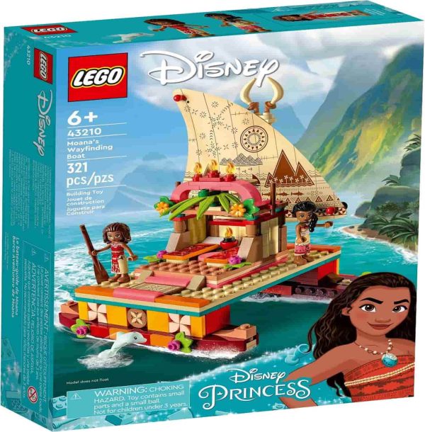 لگو دیزنی مدل Moana's Wayfinding Boat کد 43210