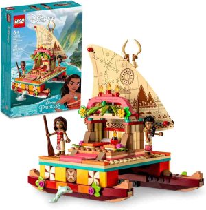 لگو دیزنی مدل Moana's Wayfinding Boat کد 43210