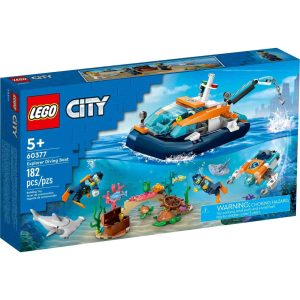 لگو سیتی مدل Explorer Diving Boat کد 60377