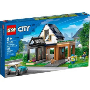 لگو سیتی مدل Family House and Electric Car کد 60398