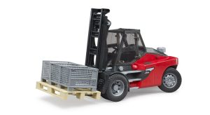 Forklift Linde Stacker with Pallet Cages برودر Bruder کد 02513