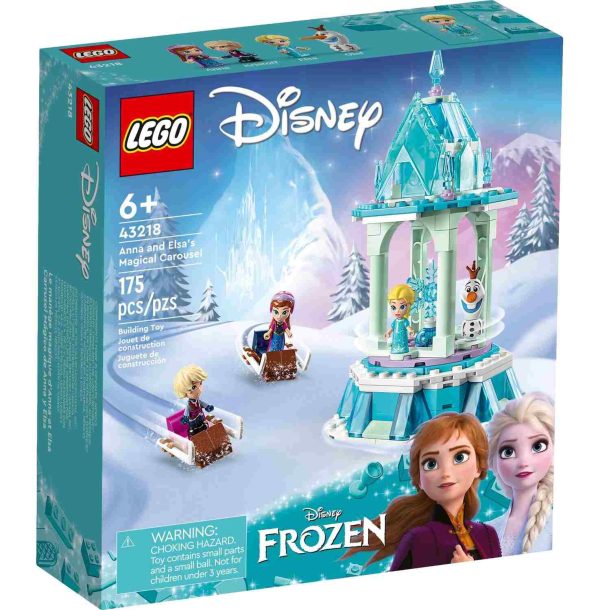 لگو دیزنی مدل Anna and Elsa's Magical Carousel کد 43218