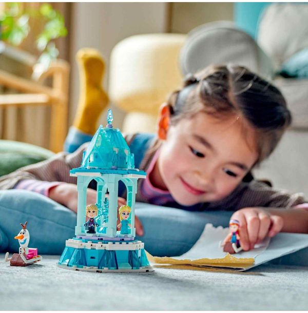 لگو دیزنی مدل Anna and Elsa's Magical Carousel کد 43218