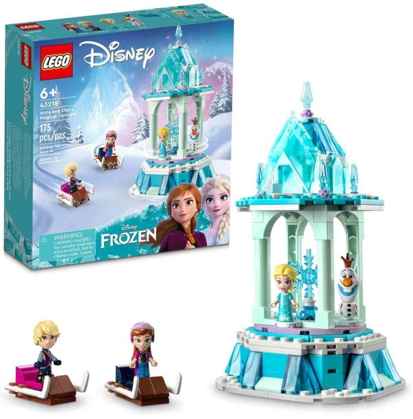 لگو دیزنی مدل Anna and Elsa's Magical Carousel کد 43218