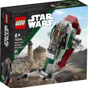 لگو استاروارز مدل Boba Fett's Starship Microfighter کد 75344