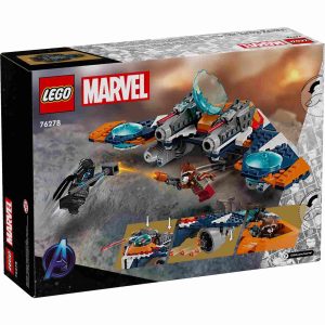 لگو سوپرهیرو مارول مدل Rocket's Warbird vs. Ronan کد 76278
