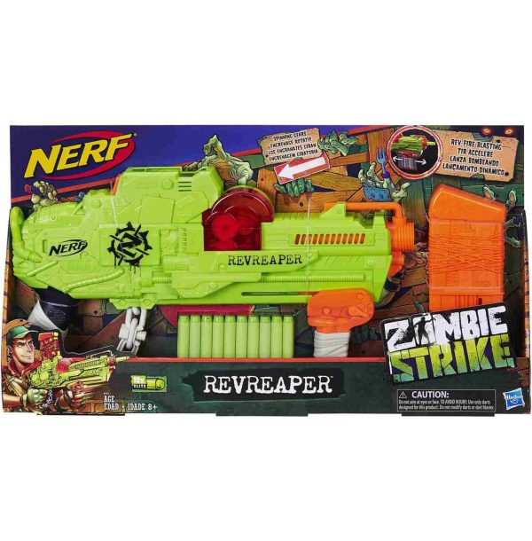 تفنگ نرف Nerf مدل Zombie RevReaper کد E0311