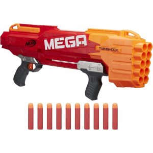 تفنگ نرف Nerf مدل MEGA TWINSHOCK کد B9894