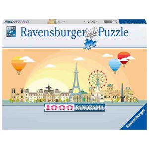 پازل 1000 قطعه پانوراما Ravensburger طرح یک روز در پاریس کد 17393