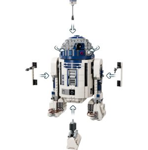 لگو استاروارز مدل دروید R2-D2 کد 75379