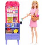 عروسک باربی و غرفه فروشگاهی کد JCT05