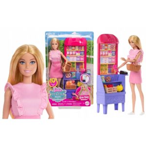 عروسک باربی و غرفه فروشگاهی کد JCT05