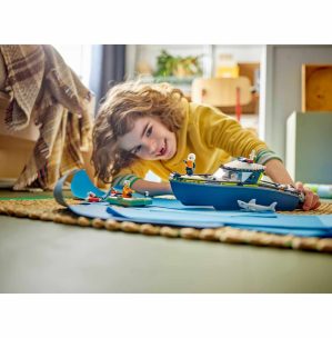 لگو سیتی مدل قایق پلیس در تعقیب و گریز کد 60456