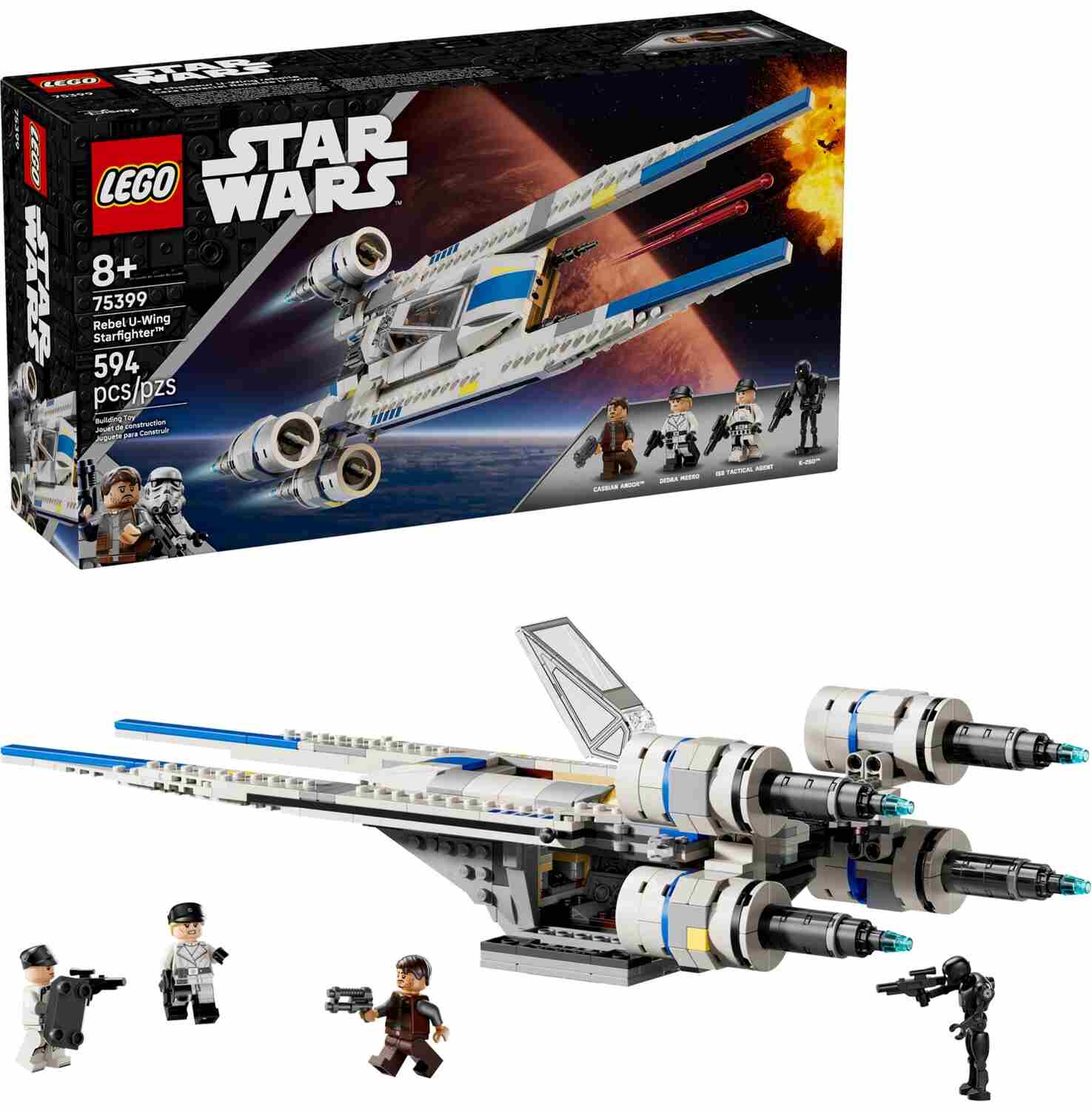 75399 لگو استاروارز مدل استارفایتر U-Wing شورشی کد 75399