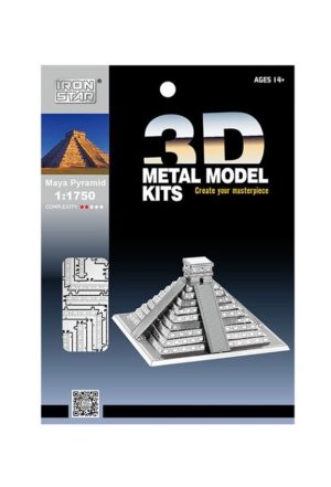 پازل فلزی سه بعدی مدل هرم مایا کد B21160