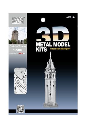 پازل فلزی سه بعدی مدل برج گالاتا کد B21157