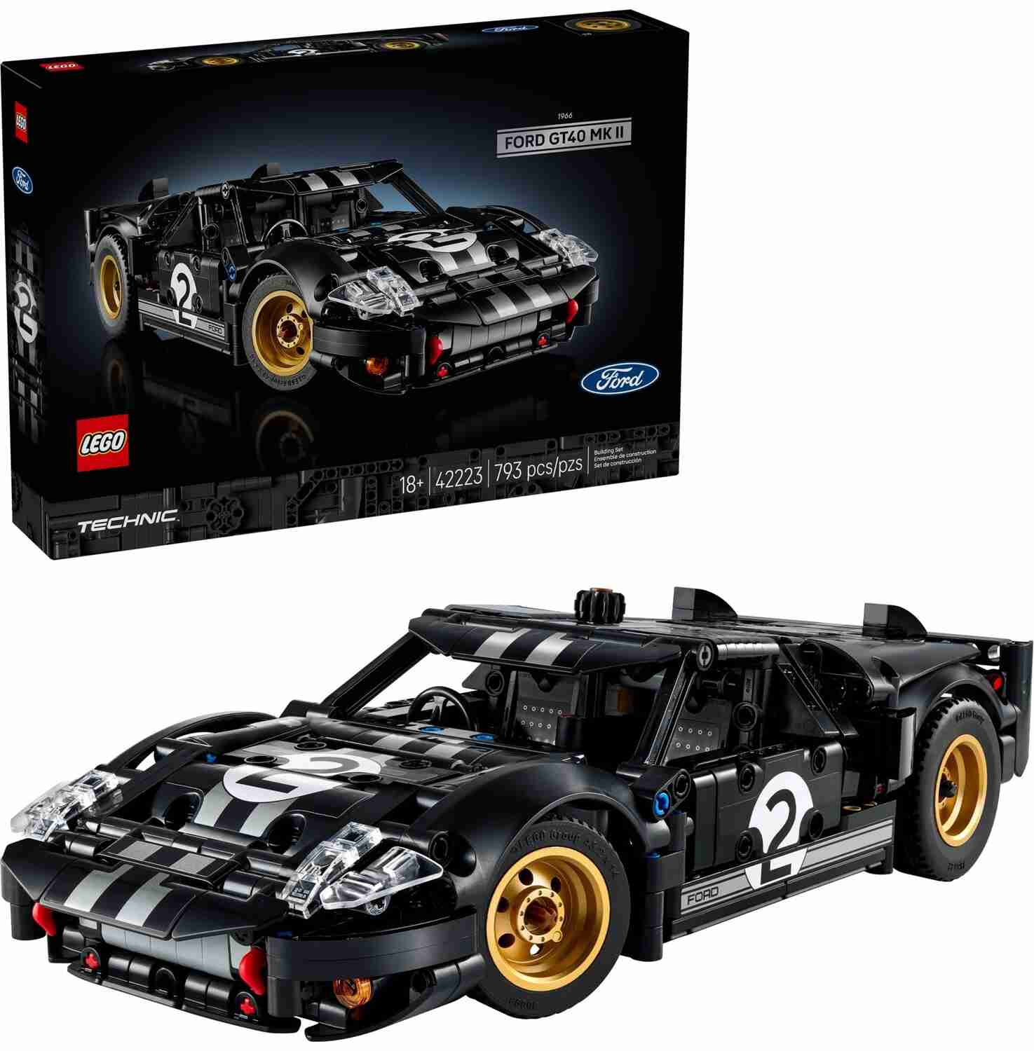 42223 لگو تکنیک مدل فورد GT40 MKII 1966 کد 42223